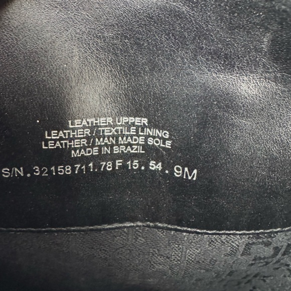 TORY BURCH Black Leather Knee-High Riding Boots Side Zip Derby Equestrian Size 9 - Picture 11 of 12